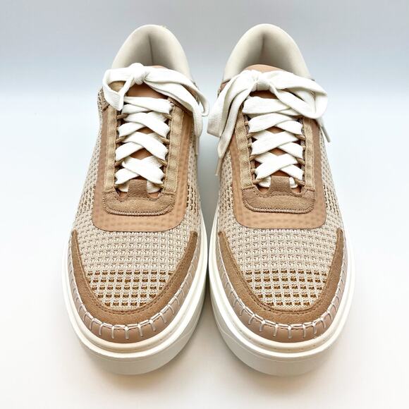 Steve Madden Womens Charlie-W Sneakers US 7.5 M Tan Light Brown Lace-Up NIB - Picture 6 of 12